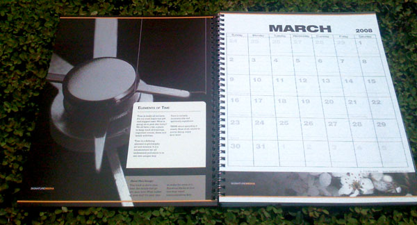 Signature Media Calendar Journal March