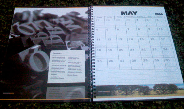 Signature Media Calendar Journal May