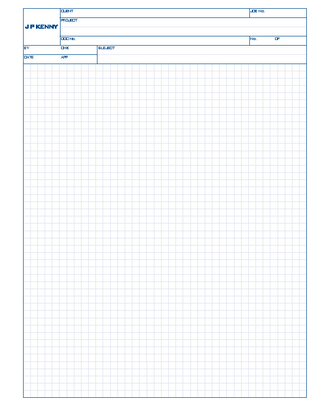 JP Kenny Graph Paper Form