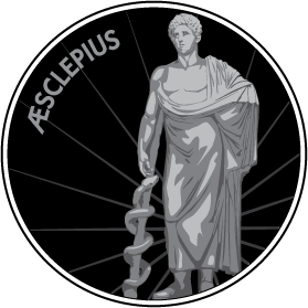 HCHD Challenge Coin Obverse - Featuring Asclepius
